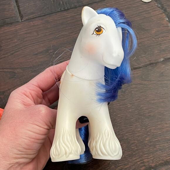 My Little Pony Big Brother Chief Fire Fighter Hat Bandana Comb VTG 1987 G1 MLP - Picture 7 of 16